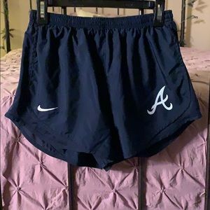 Youth L (S/M) fit Navy blue Nike shorts ATL Braves